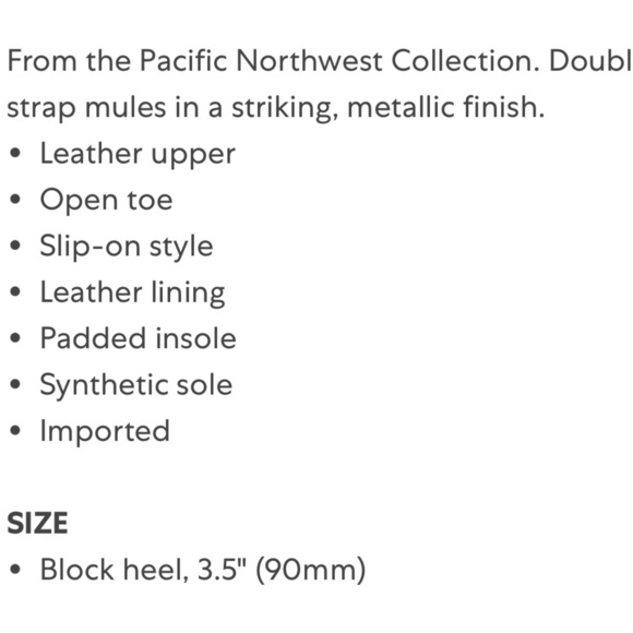 Sam Edelman Delaney Metallic Leather Mules. Size 7 Pom Pink - Picture 14 of 14